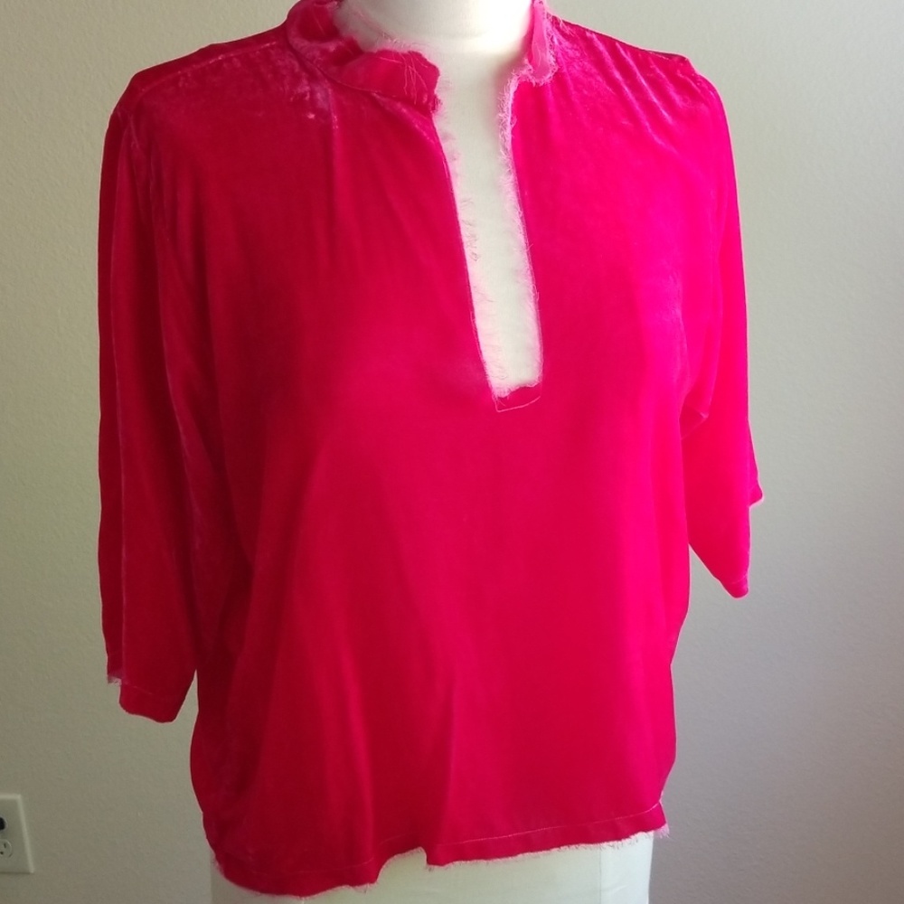Love TANJANE Velvet Blouse
